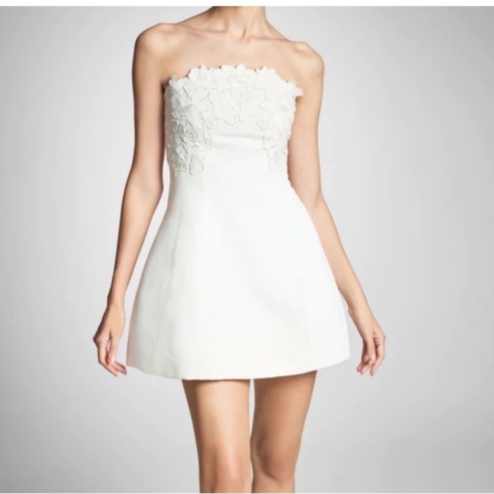 Elliatt Strapless White Dress ALANNA DRESS